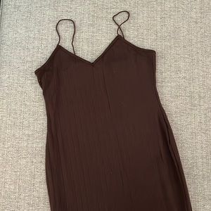 Brown Midi Dress